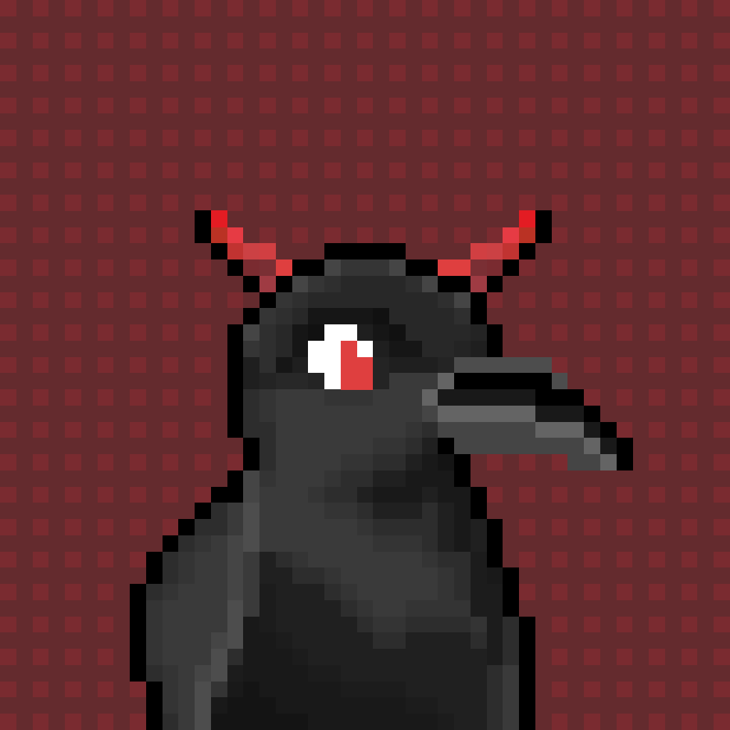 ShadowyCrowsNFT's tweet photo. A pretty little Shadowy Crow PFP just for you! @Papa_MooMoo https://t.co/C8w2CGfH7y