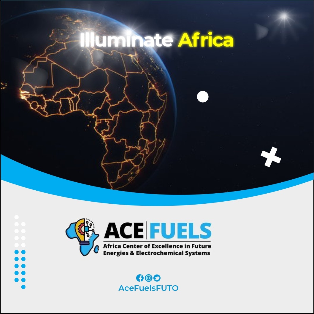 AceFuelsFUTO's tweet photo. Together we will #IlluminateAfrica.
This is our story.
#Acefuels #FUTO #Research #Enterprise #Science #Africa #Energy #SciComm https://t.co/IXPYWrqHZ3