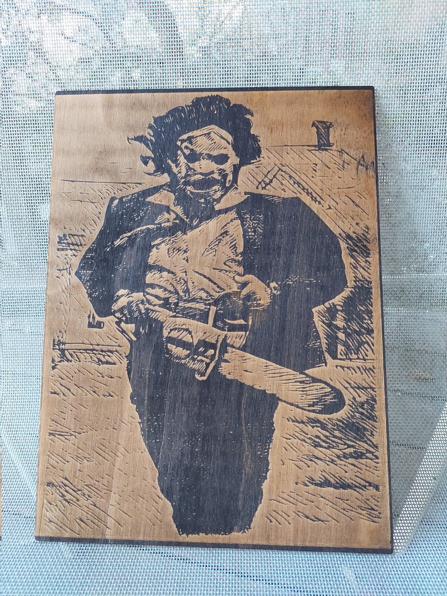 sarahmarie_o_O's tweet photo. Handmade Leatherface from an artist at #AllCon #DallasTX https://t.co/YVtfjljVmv