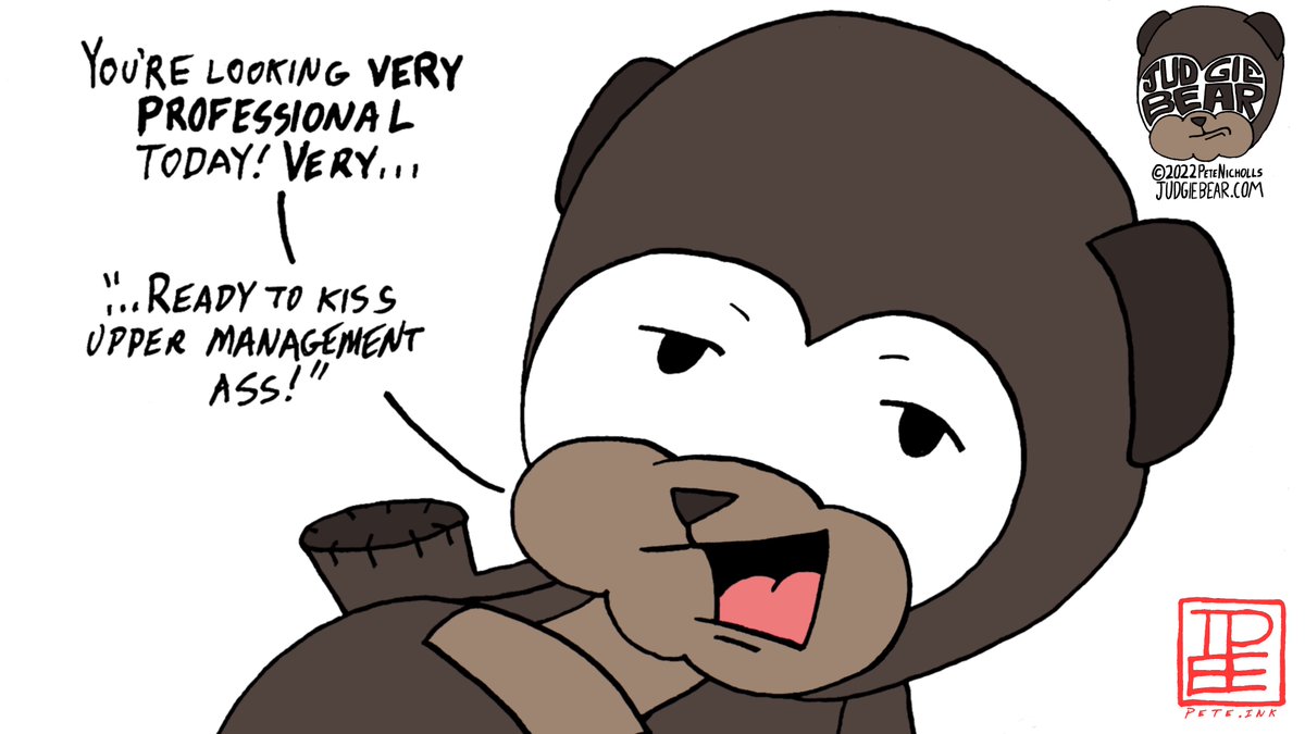 JudgieBear's tweet photo. It’s the latest #JudgieBear cartoon by @PeteNicholls_! See the full size comic at https://t.co/2uGccgYZ4z!
#drawing #inkdrawing #iamdrawing #webcomics #webcomic #ironic #teddybear
GET THIS ON A SHIRT (or other merch): https://t.co/nbxaUQFpbP
FOLLOW: @JudgieBear https://t.co/XMy9u3hoiB
