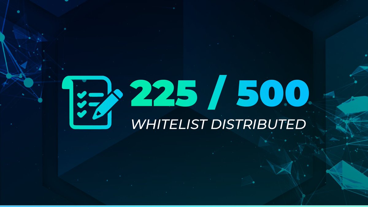 LoadedNodes's tweet photo. 📜Whitelist : 225 / 500📜

✅Whitelists are now updated ! 
275 Whitelist spots will be distributed in the next 3 weeks on our networks !

🎁At 100 RT on this tweet, we will reveal the node giveaway for the 1000 followers !

#CRO #Whitelist #Giveaway #CROFam

🔁RT https://t.co/oFZtrKyUGU