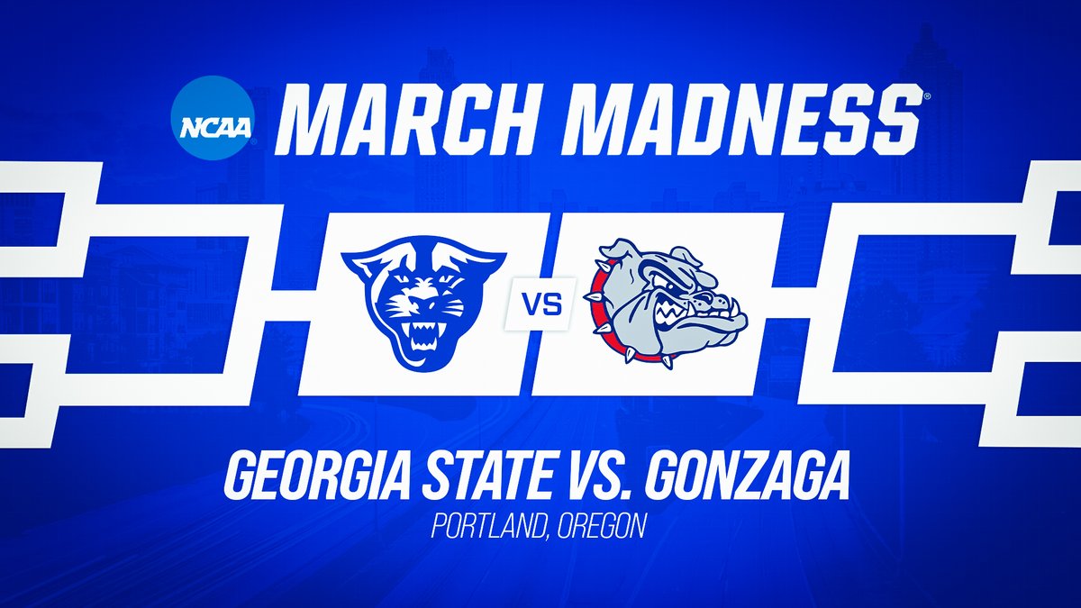 𝗧𝗵𝗲 𝗕𝗿𝗮𝗰𝗸𝗲𝘁 𝗶𝘀 𝗦𝗲𝘁!

Georgia State earns a No. 16-seed and will face No. 1-seed Gonzaga on Thursday in Portland.

bit.ly/3q0OkzX

#OurCity