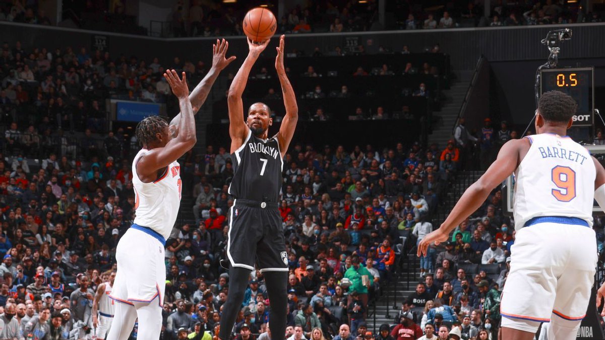 KD drops 53, tells mayor to 'figure out' vax policy dlvr.it/SLdCgS #Nets