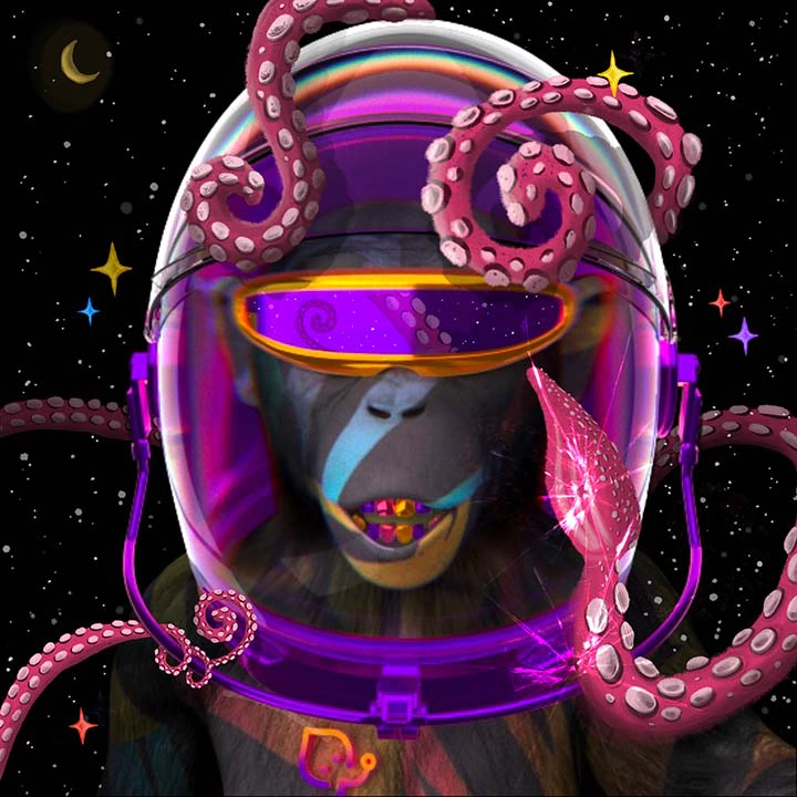 #8 Blase Bonobos by <a href="/BlaseBonobosNFT/">Blasé Bonobos</a> 

COMMAND CHIEF MASTER SERGEANT KANALOA

"That was our first collab with <a href="/Rubentopia1/">Ruben Topia</a>. There will be more😁 Both Vox and I really like his works."