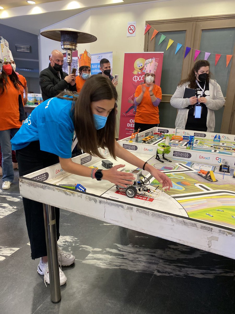 XanthiTechlab's tweet image. First Lego league XANTHI 2022 was great! Thanks to all volunteers &amp;amp; participants we made a great restart to innovation &amp;amp; stem! Under the auspices of @MinDevGR . Many thanks as well to @ChristosDimas_ @DCNGlobalNet @Cisco @firstlegoleague