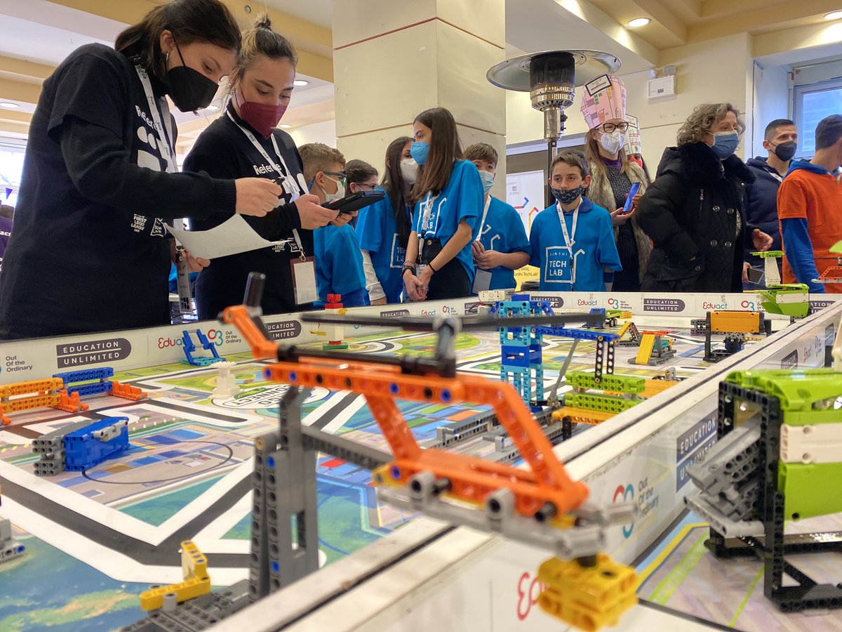 XanthiTechlab's tweet image. First Lego league XANTHI 2022 was great! Thanks to all volunteers &amp;amp; participants we made a great restart to innovation &amp;amp; stem! Under the auspices of @MinDevGR . Many thanks as well to @ChristosDimas_ @DCNGlobalNet @Cisco @firstlegoleague