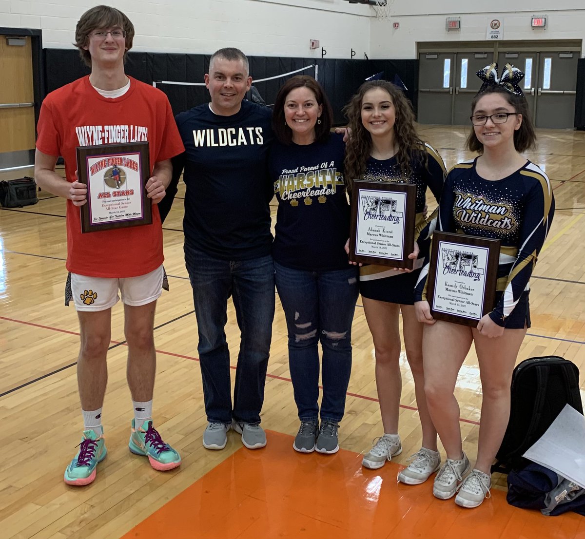 MWWildcats's tweet photo. Congrats to Kassidy, Alanah and Connor. Closing out their careers with the Exceptional Senior game.  Awesome.  #greatdaytobeawildcat https://t.co/tLG0GGma7t