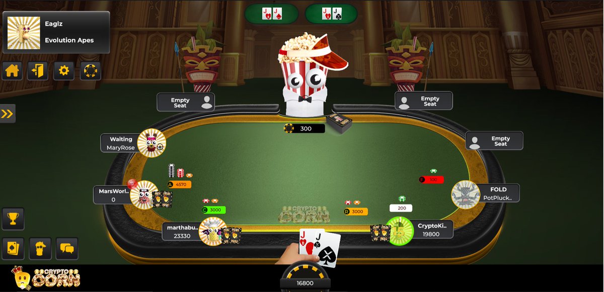 eaglzphan22_nft's tweet photo. Double JJ on both tables and won both hands with all in calls. Alpha testing ongoing ๐ฟ Join the discord๐๐ป
https://t.co/cCvqjvFsQY
#NFT #NFTs #NFTPoker #CryptoCups @CryptoCorn_io
#cryptocorn https://t.co/9Cjpwbr4tp