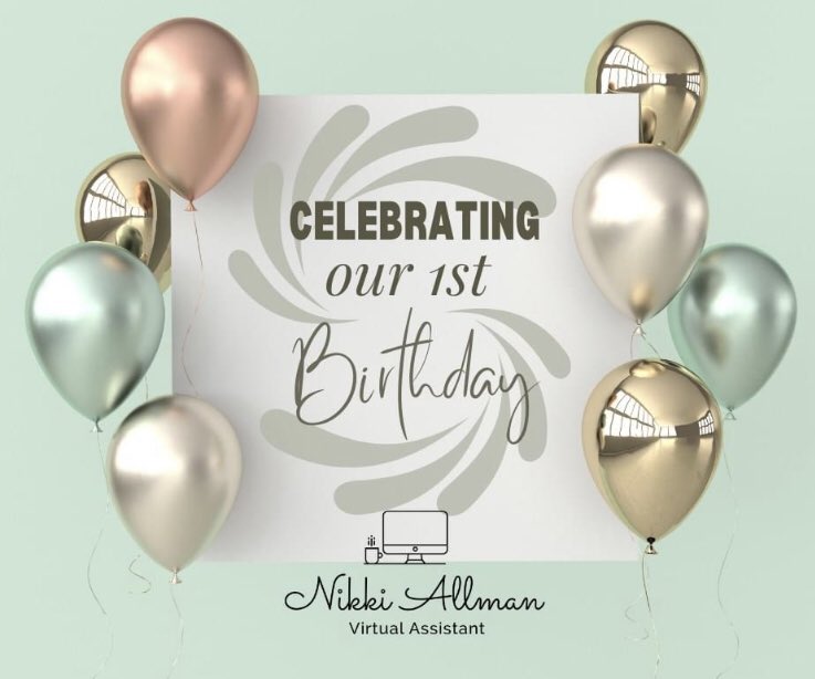 1 year old today! 🎉 And what a year it has been! 
Here's to many more ahead 🥂