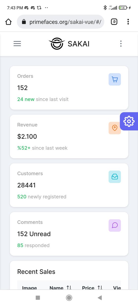 Sakai template free, vuejs3 😍✨github.com/primefaces/sak… #java #springframework #prime #vuejs #programmers