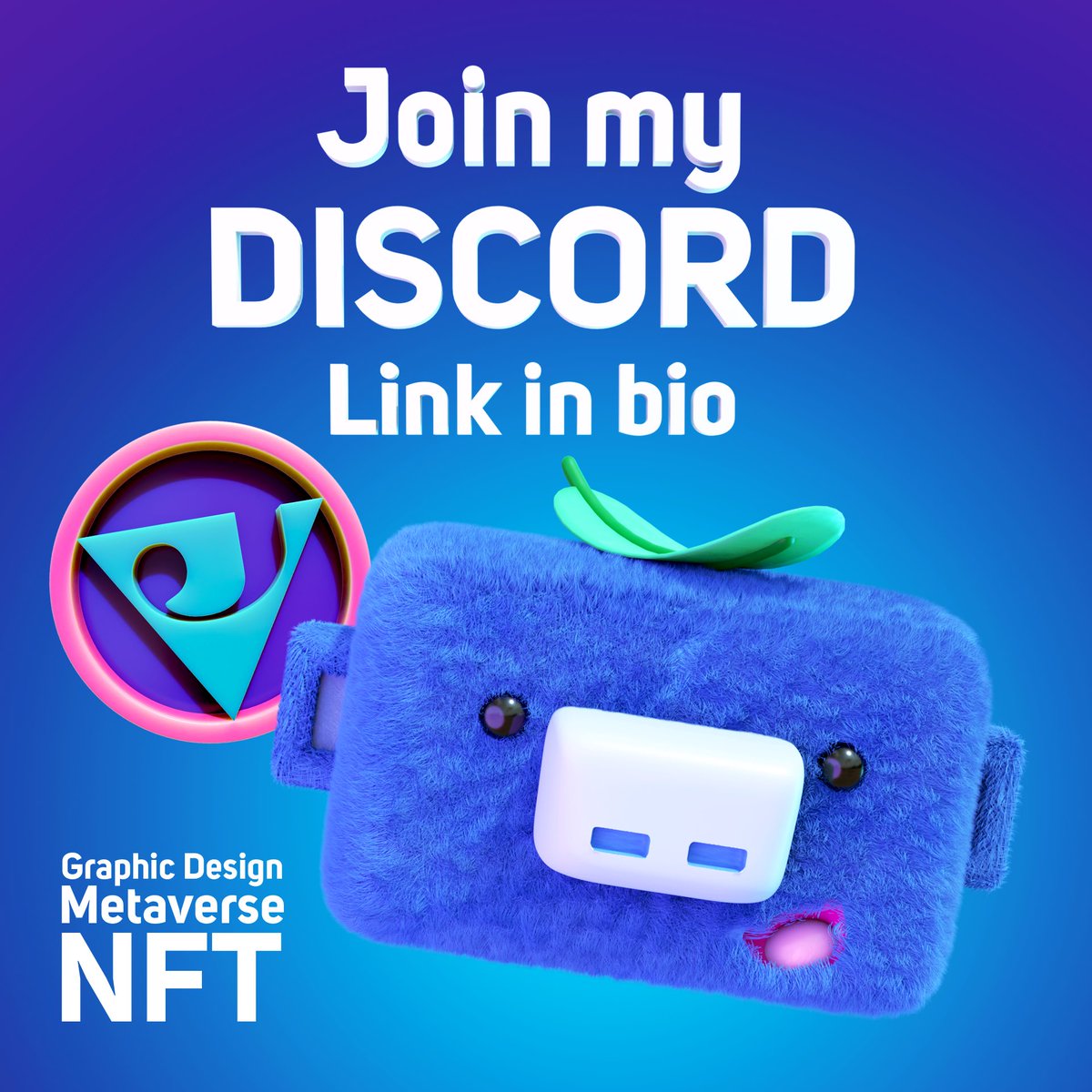 Hello ! Join my DISCORD to chat about #nft #metaverse #graphicdesign and get a chance to earn free NFT #giveaway !

discord.gg/fMK8fnYs