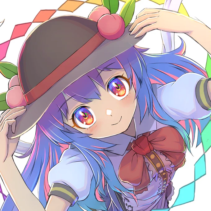 天子
#東方project #イラスト #比那名居天子 