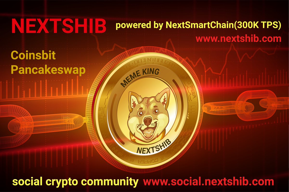 IacobLung's tweet photo. NEXTSHIB marketing campaign soon:
    Mega crypto influencers
    Insane Buy contest
    Insane NFT rewards
    Insane shilling competition
    Insane Giveaway
    Big Buy Surprise
Buy before others:
    Pancakeswap
    Uniswap
    NextSmartChain #nextshib #nextsmartchain #meme https://t.co/5D1S0DMxQC