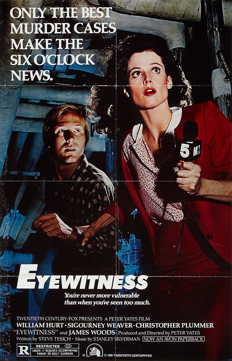 FunCityEdition's tweet photo. Farewell, #BillHurt. We loved him in so much, but we spotlight the #FunCity-shot #Eyewitness from #1981 and the later #offBroadway and #Broadway run of #Hurlyburly, both co-starring the great #SigourneyWeaver. #WilliamHurt #PeterYates #ChristopherWalken #JamesWoods #DavidRabe https://t.co/LqGSSTL7FN