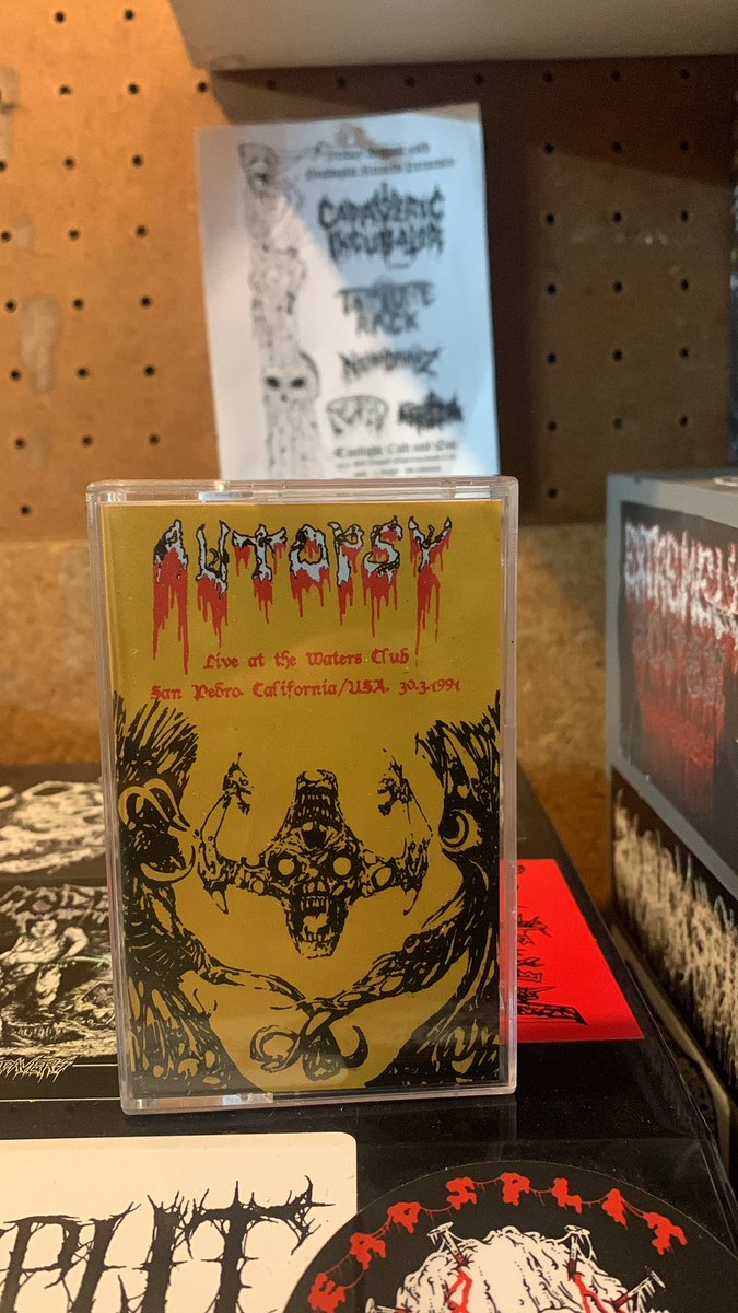shreddedhuman87's tweet photo. AUTOPSY live at the waters club San Pedro 30-3-1991 ☠️☠️☠️ https://t.co/4P7EsUKgst
