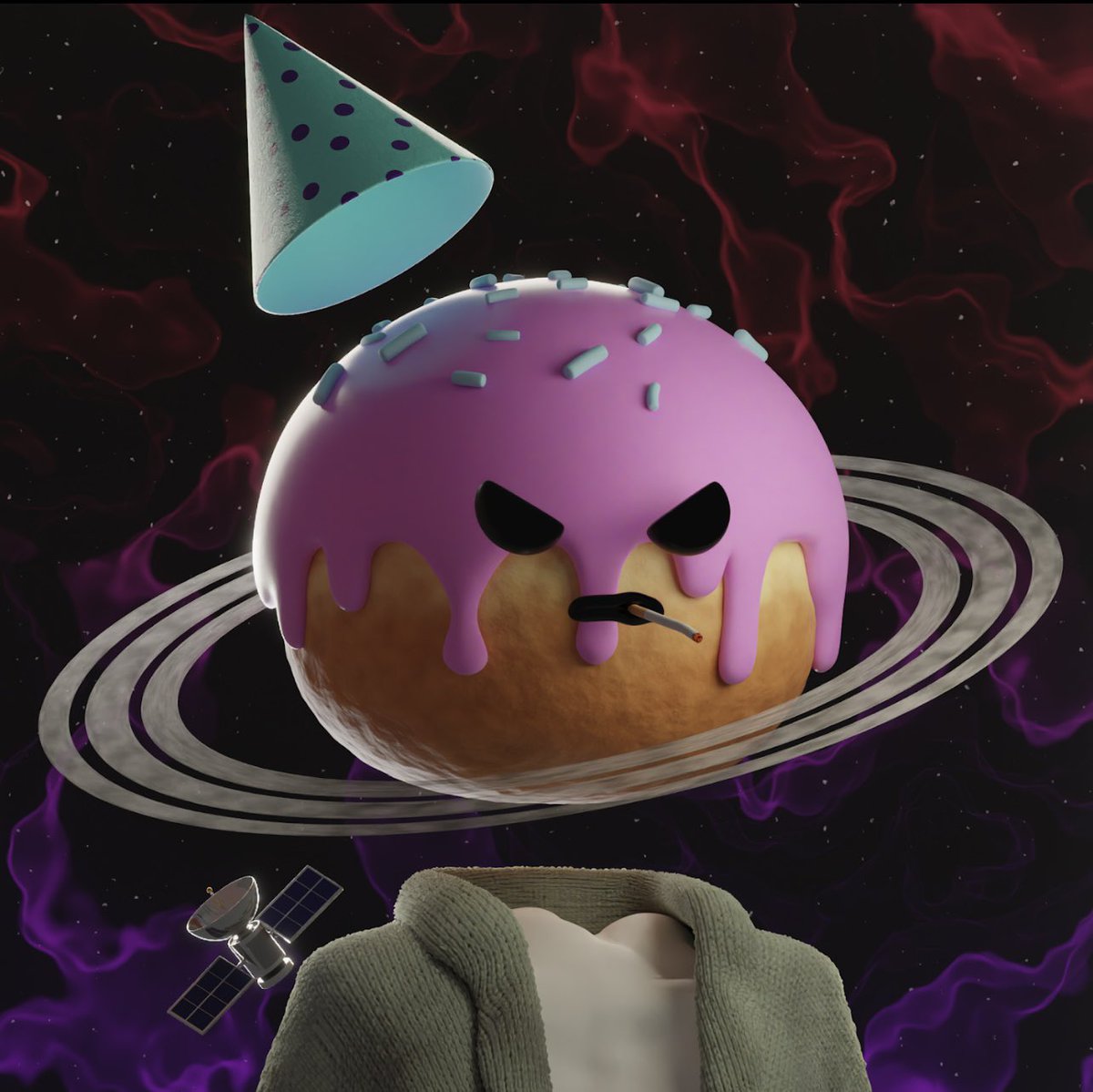 DoucheBank13's tweet photo. @RaritySniperNFT @CosmiqsNFT Gangster donut! https://t.co/eYNLuyMHPm
