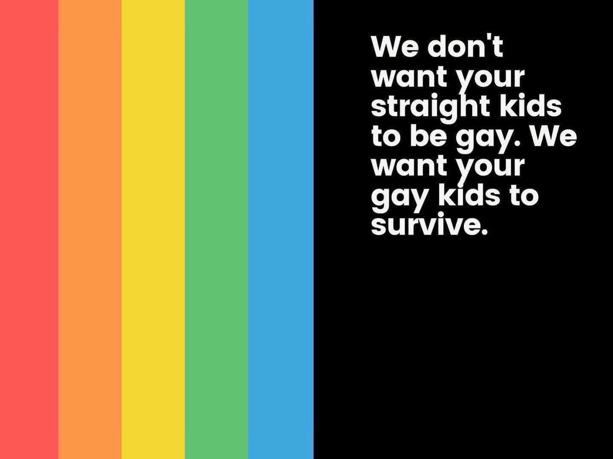 News flash! There is no “gay agenda” to convert straight people:

However, there are real LGBTQ children who deserve to be loved, to be happy and to grow up in a world where they feel like they belong. Denying, hiding, and shaming their identity is wrong, Florida. 

#SayGAY 🏳️‍🌈