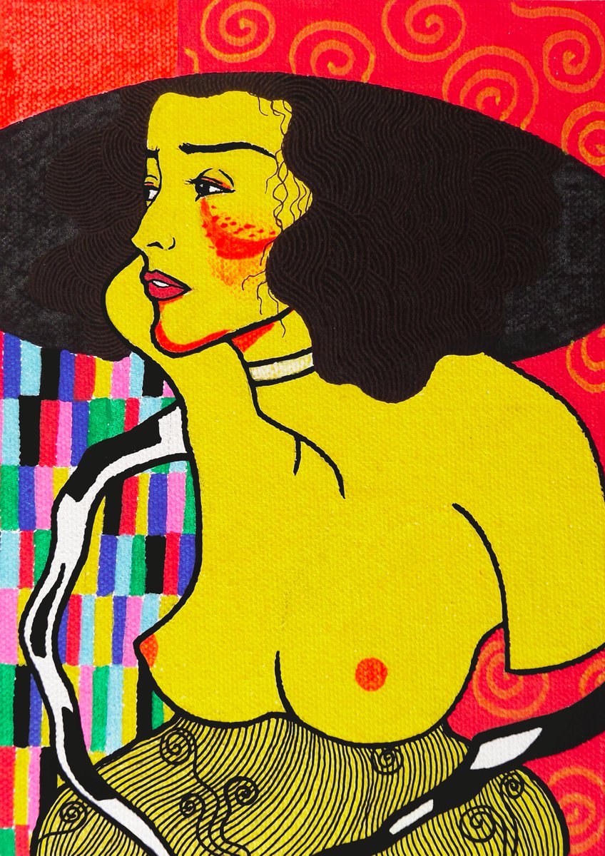 Thank you so much <a href="/HCHolter/">H. C. HOLTER</a> for listing Homage to Klimt on the #secondary for 699 $XTZ XD

I love this piece so much and I am so please to see her getting the appreciation she deserves. X obrigado