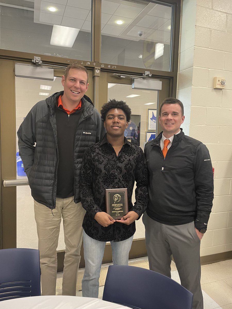 Congrats to this young man, <a href="/RobinsonDono/">Donovan Robinson</a>! NKBBCA awards banquet. It was a heck of a pleasure coaching &amp; working with you! 💪🏀