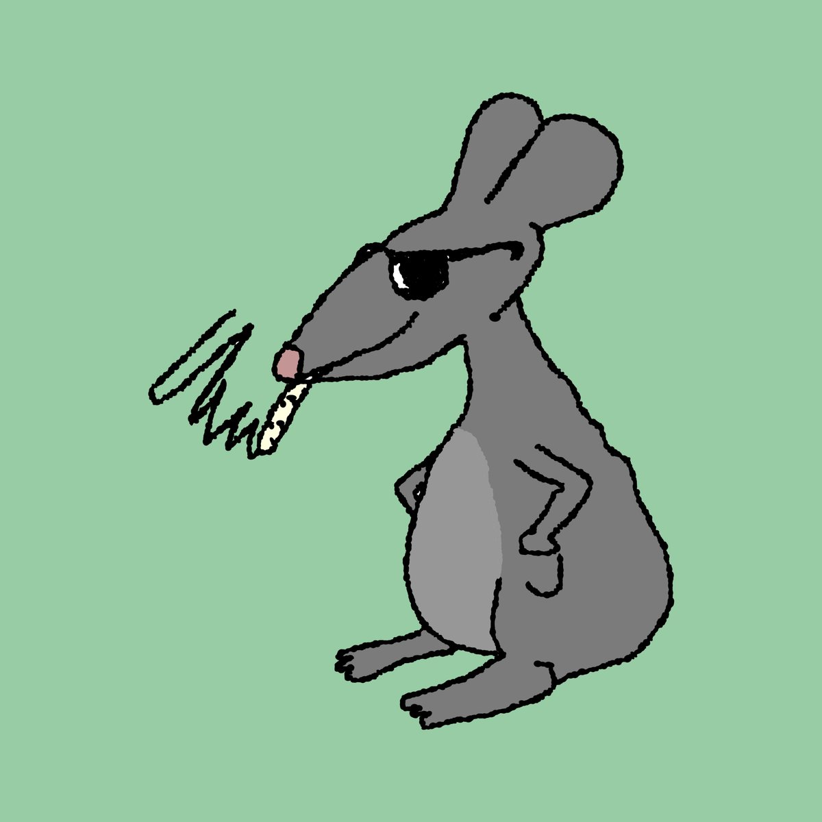secondtryshop's tweet image. Cool rat enjoys chaotic vibes and the sound of nails on a chalkboard.