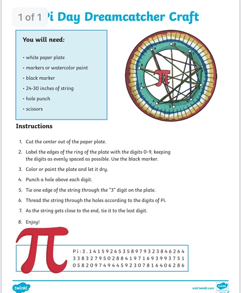 LibraryRmms's tweet photo. Love being a Twinkl Ambassador. I always have access to so many amazing resources to use with my students. These were delivered right to my inbox and will help make our 6th Grade PI Day Celebrations even more successful! ❤️🎉📚@TwinklLibraries @twinklresources https://t.co/epgJaN4RGn