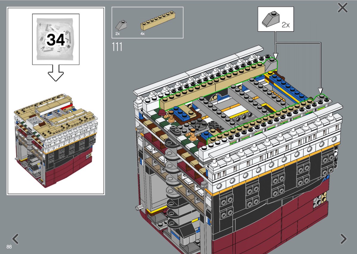Jays_Lego_Build's tweet photo. #Bag_34 directions from #Lego .
Also you see #Bag_34 completed looking down from up high on the bow side.
#110_Anniversary
#9090_Pieces
#Lego_Build
#RMS_Titanic
1/3 https://t.co/5Oa1tBAuZx