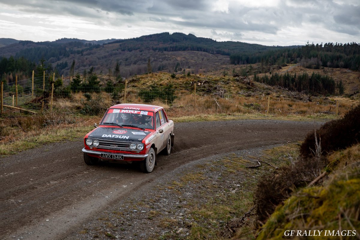 gfrallymedia's tweet photo. Here‘s something different. The little Datsun of Alex Waterman &amp; Glyn Thomas through Grizedale North. #seriousfun #rally https://t.co/Sn6h7st26W