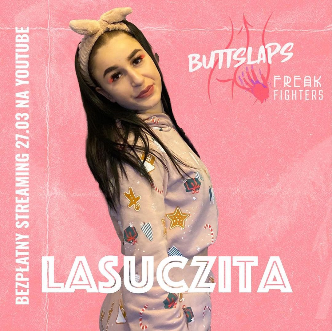 FreakInfo_'s tweet photo. Sara ”Lasuczita” Sise została ogłoszona kolejną zawodniczką, która weźmie udział w turnieju Butt Slaps by Freak Fighters. #buttslaps #freakfighters https://t.co/tJupvjacBN