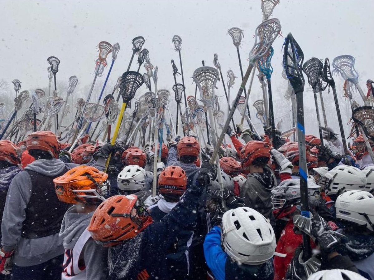 Most programs would’ve canceled…we’re not most programs! Snow Run 2022. #LakersLacrosse #LakerFamily #LakerPride #FunRun #SnowRun2022 #MorePicsToCome #StayPublic