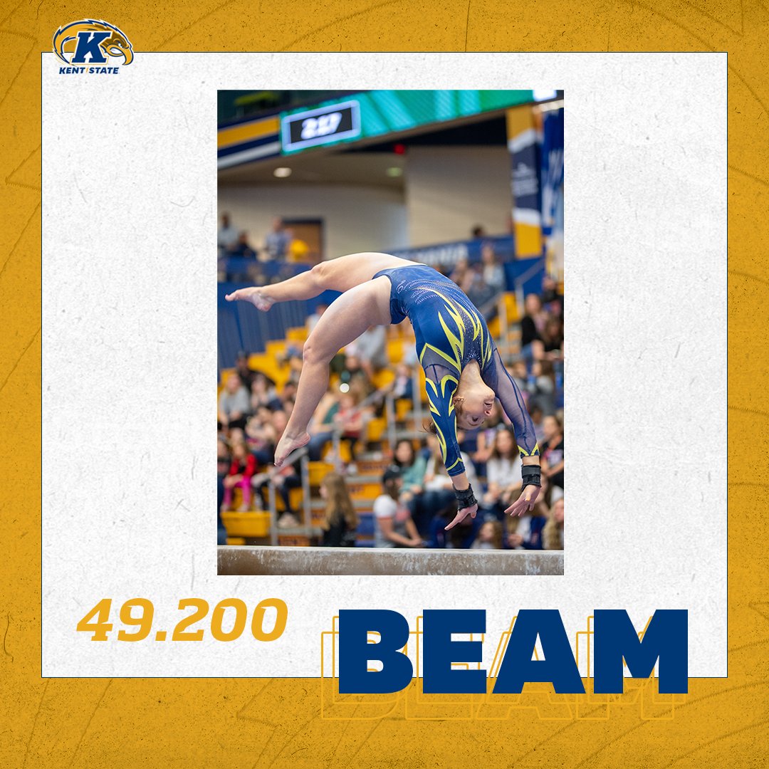 With a score of 49.200, we post an overall mark of 196.850, our third-highest score of all-time! Defeating Western Michigan, we finish the regular season as MAC Champions!

#GoFlashes ⚡️