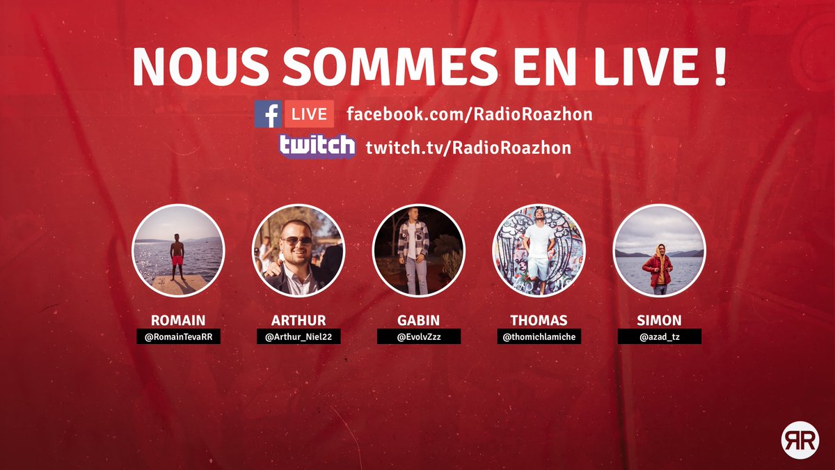 RadioRoazhon's tweet photo. 🚨 Rejoignez-nous pour le débrief des matchs de la semaine !

Facebook > https://t.co/vXHCYaTKTN
Twitch > https://t.co/58tVJ1mGIH

#LeDebriefRR #OLSRFC #LEISRFC https://t.co/dAX7Ud1kSy