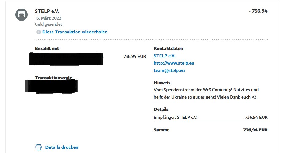 Ich bin unfassbar überwältigt! Danke an alle, die gespendet haben! Wir haben was Großartiges erreicht! DANKE DANKE DANKE! &lt;3