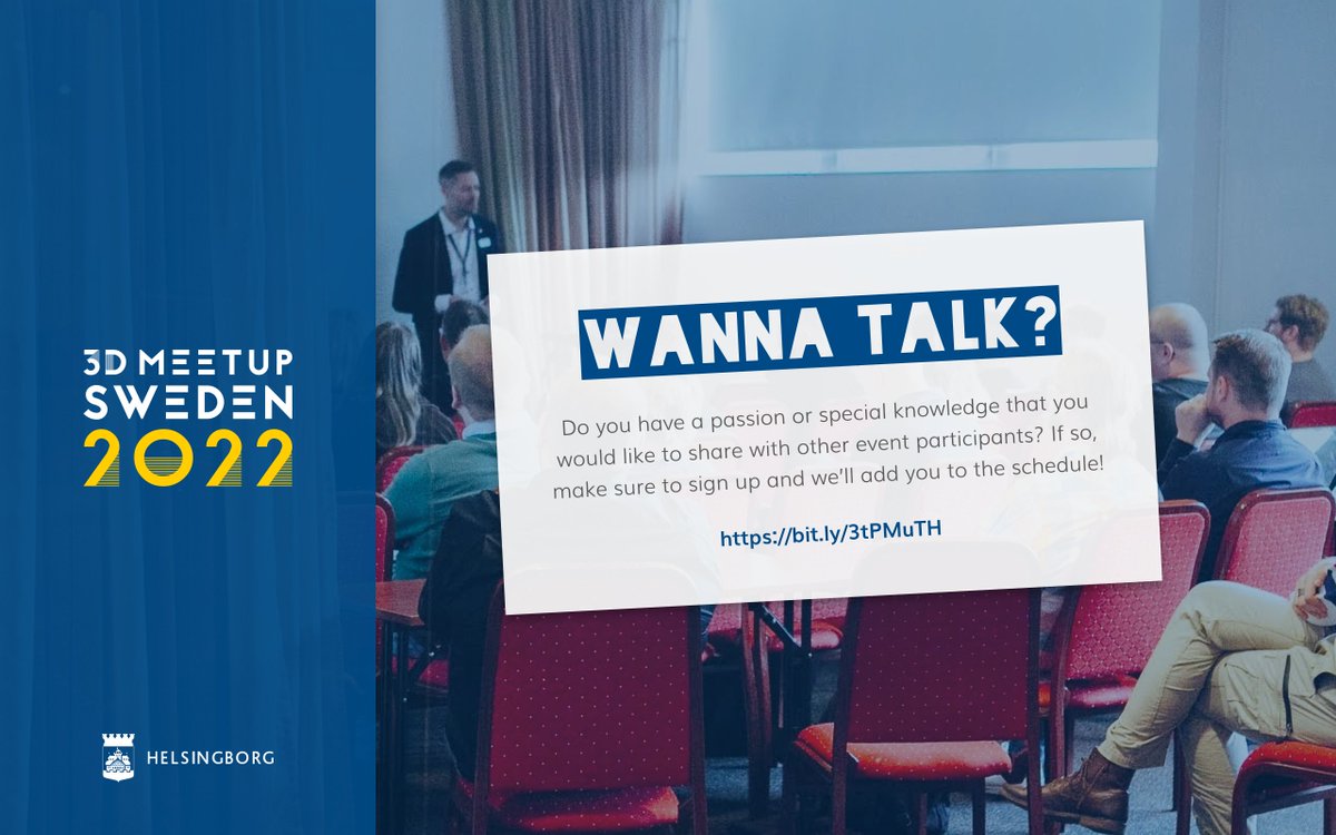 Do you have a passion or skill that you want to share with others? Perhaps you're super talented at modelling, or a master at configuring Marlin or Klipper? If that's the case, you should sign up to host a talk at #3DMS2022! bit.ly/3tPMuTH