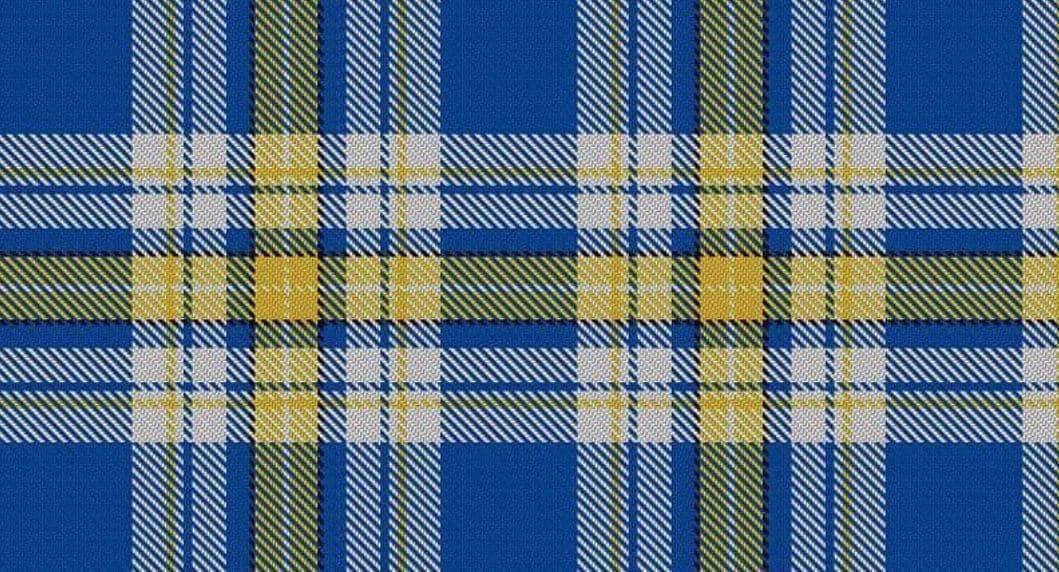 NewVoiceUkraine's tweet photo. Scotland has registered a new blue and yellow tartan (Scotish ornament) called "Ukraine forever" as a sign of support and solidarity with Ukraine. As of today there are more than 100 types of tartan patterns registered in the world. https://t.co/5jDSkCU3Qu
