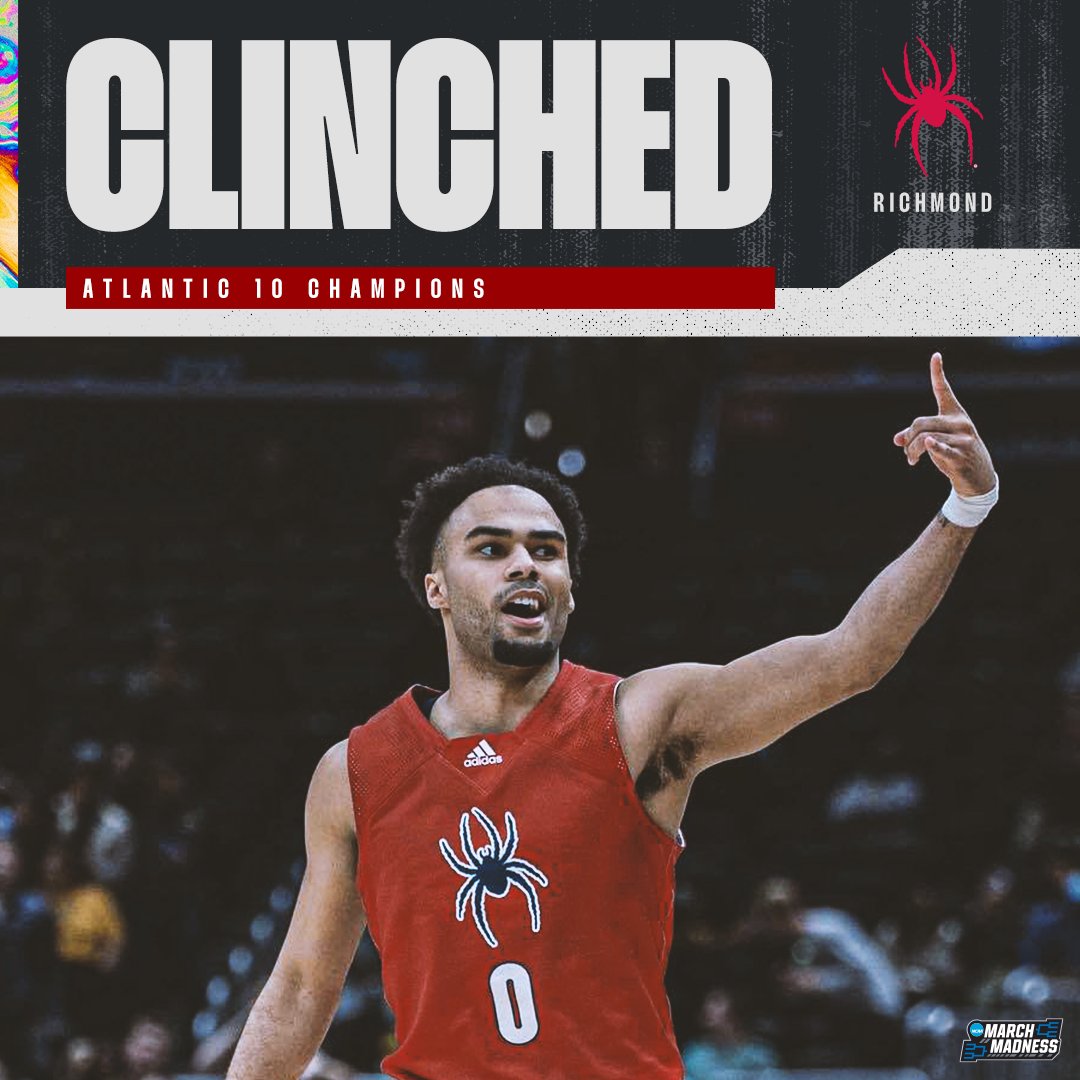 NCAA March Madness (@marchmadnessmbb) on Twitter photo RICHMOND TAKES THE A-10! π·π
<a href="/SpiderMBB/">Richmond Basketball</a> rallies to take down Davidson and is heading to #MarchMadness! RICHMOND TAKES THE A-10! π·π
<a href="/SpiderMBB/">Richmond Basketball</a> rallies to take down Davidson and is heading to #MarchMadness!