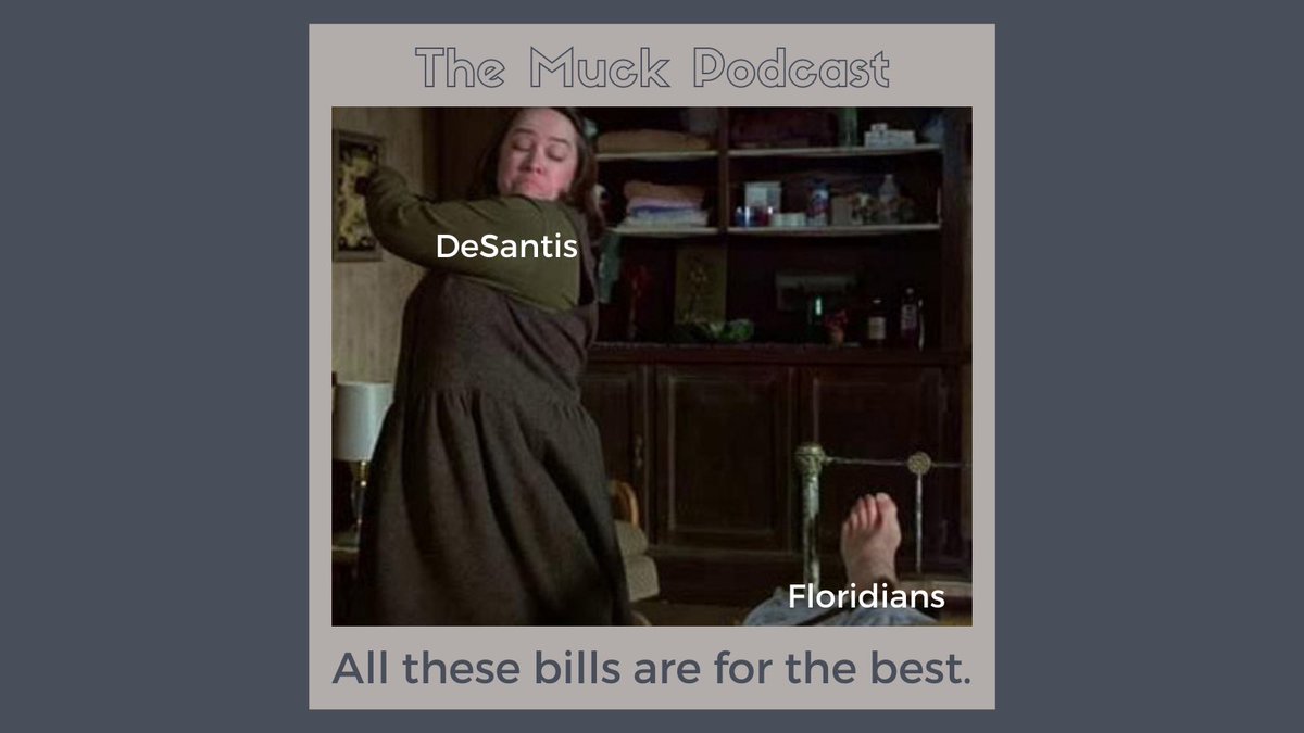 MuckPodcast's tweet photo. Rather than help with issues that matter—like Florida’s housing crisis, Desantis supported bills that will have a crippling impact on Floridians.
#votethemout #saygay #abortionrights #voterrights #blackhistory #panderingtothebase #dumbsantis #deathsantis #dictatordesantis https://t.co/htTJbFeopN