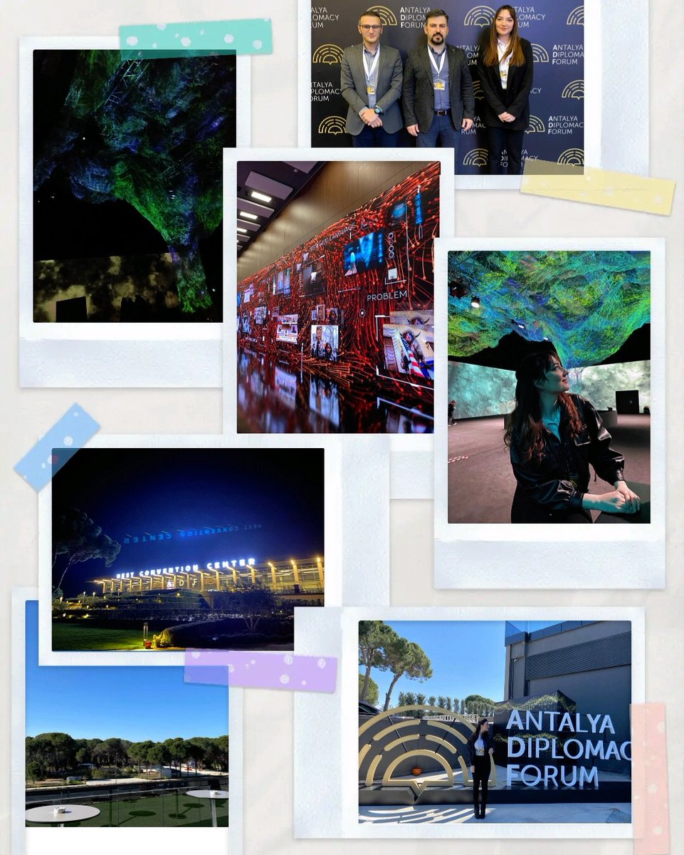 bu da benim #ADF2022 storyline'ım! üst düzey devlet yetkilileri ve değerli akademisyenlerle dolu bu anlamlı forumda olmanın verdiği gurur yanında farklı üniversitelerdeki yaşıtlarımla tanışmak çok büyük bir şanstı❤️ kıymetli bir anı olarak kalacaksın Antalya Diplomasi Forumu✨
