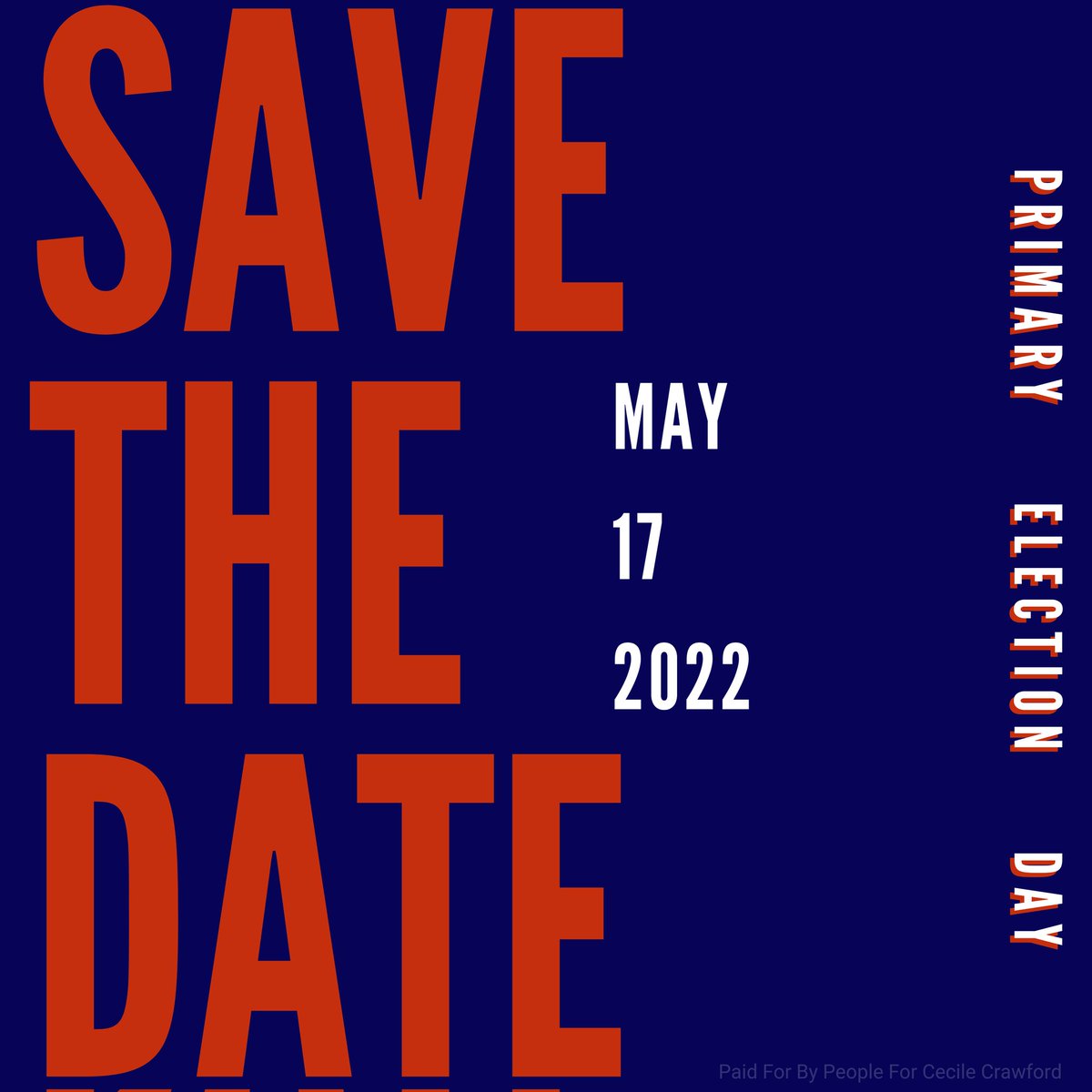 CCforNC's tweet photo. SAVE THE DATES: VOTE #CCforNC
🗓️ Source: https://t.co/31CXV3Icjp

Cecile "CC" Crawford is running for a seat on the Greensboro, NC City Council for District 2. Join Team CC to help her Put People First!
https://t.co/Esi0Xo9pCY
#PutPeopleFirst #TeamCC #NCPol https://t.co/Ni9kntsSl4