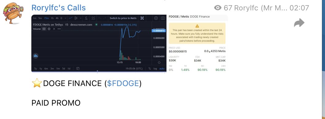 DOGE_Finance2's tweet photo. Rorylfc's Calls $FDOGE
https://t.co/codj3LUBiN
Thanks
#Metis #Tethys #FDOGE https://t.co/CzyEVShx1V