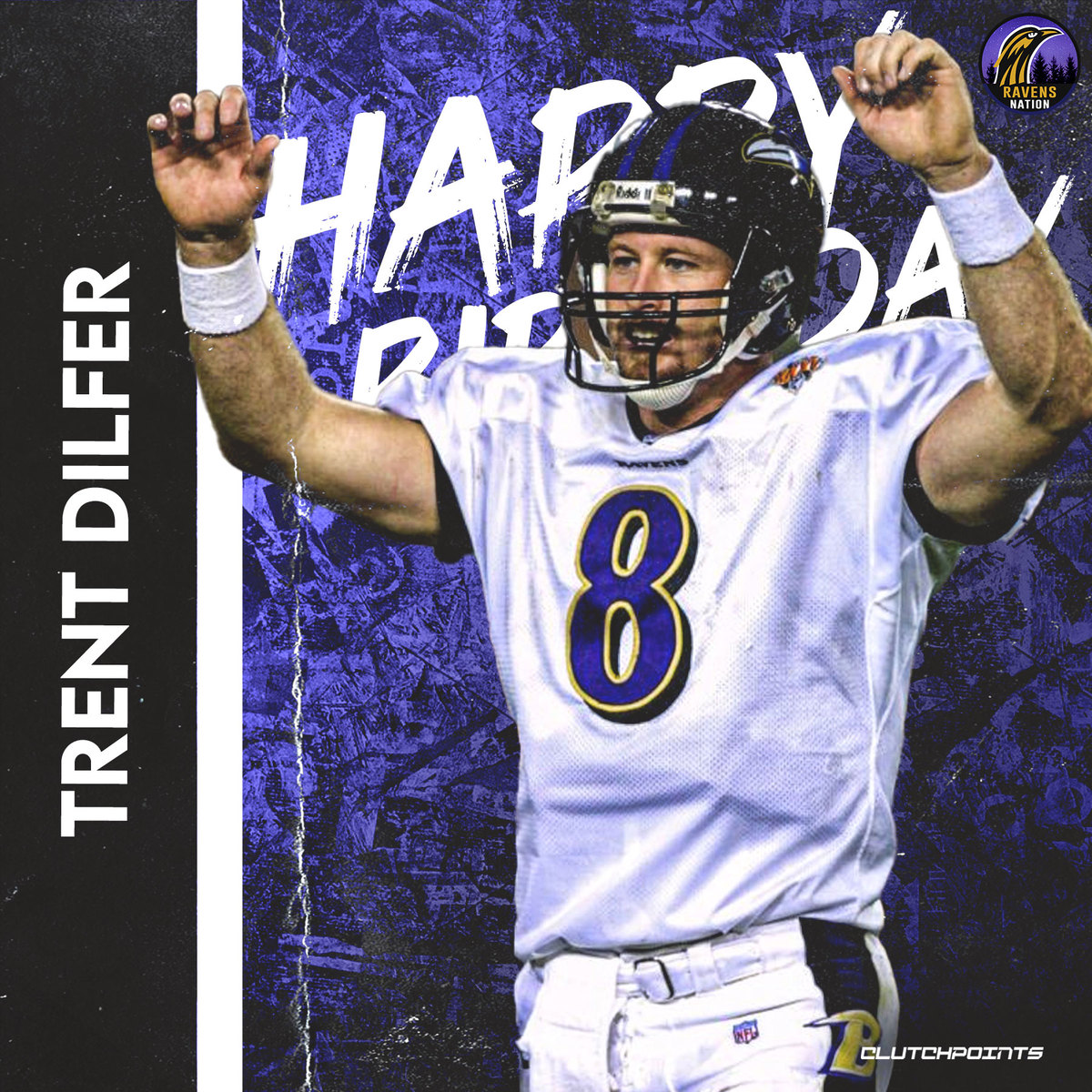 Join Ravens Nation as we wish Trent Dilfer a happy 50th birthday! 