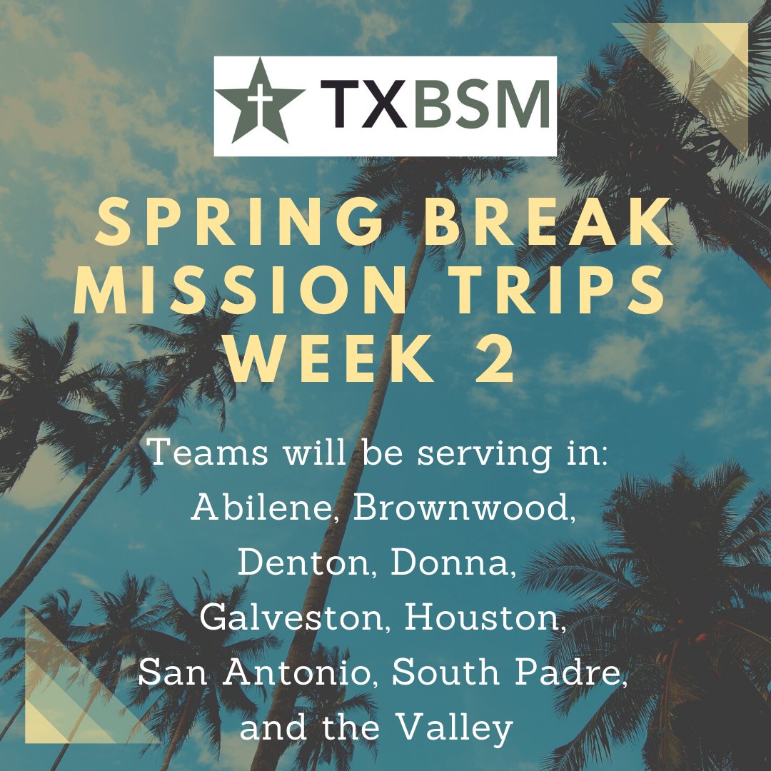 gonowtexas's tweet photo. Join us in praying for hundreds of students as they spread out across Texas to serve this week. #TXBSM22 #TXBLife https://t.co/JeLeKABPl9