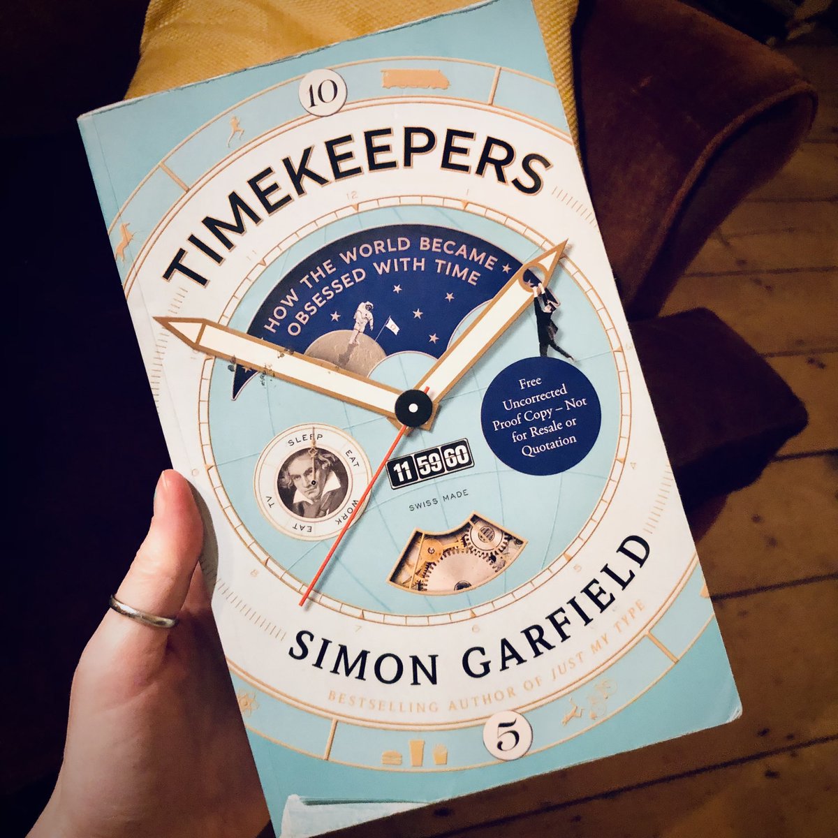 frankienarrates's tweet photo. Just finished Timekeepers, by #SimonGarfield. HIGHLY recommend. A charming, witty, thorough, occasionally apocalyptic, incredibly wide-ranging examination of the various ways humans have manifested their obsession with the marking of time.
#bookreview at https://t.co/O00sJrfj2A https://t.co/tKwOeVpmX8