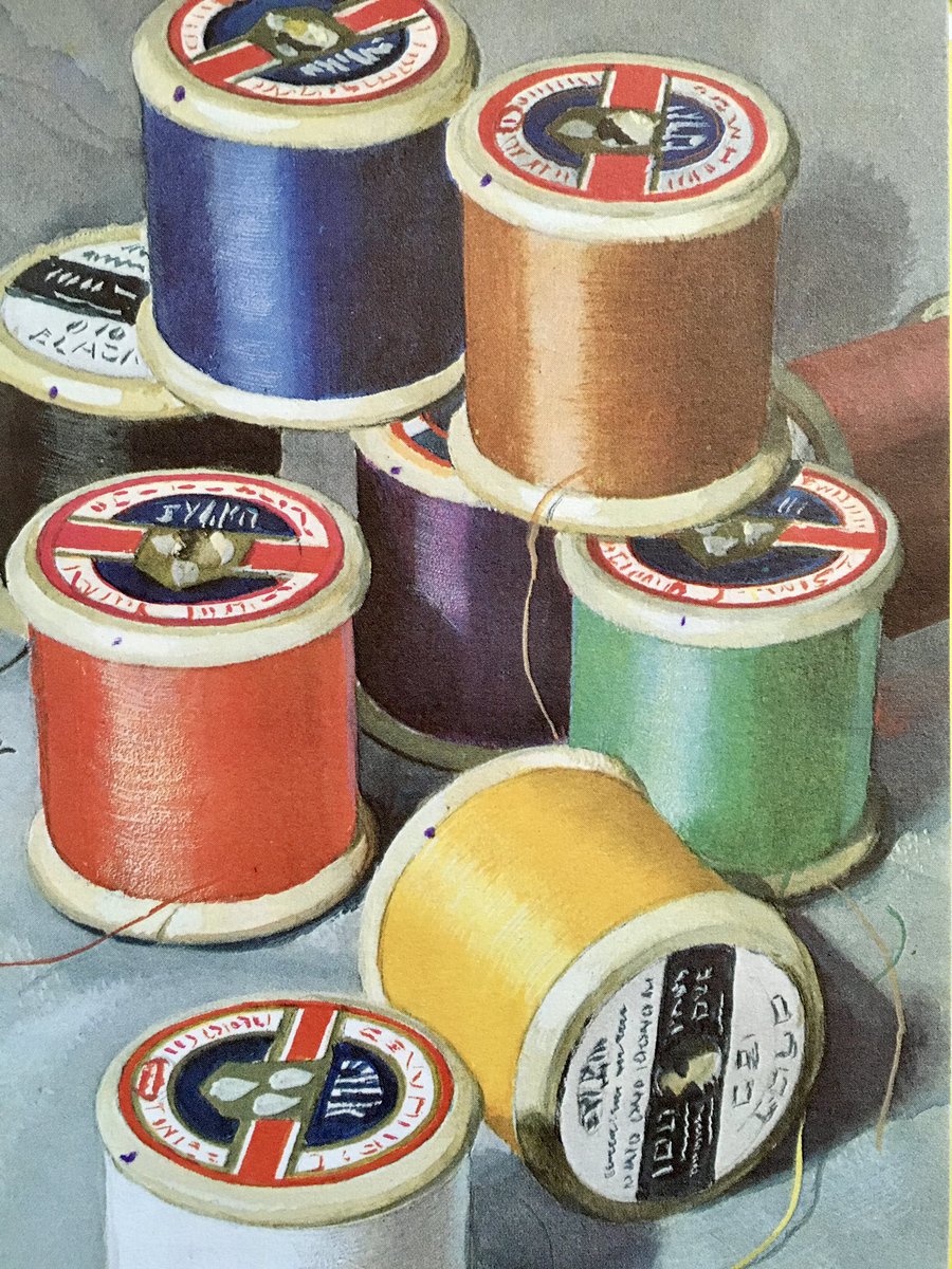 Beautiful everyday Ladybird things. 
‘Cotton reels’
#HarryWingfield