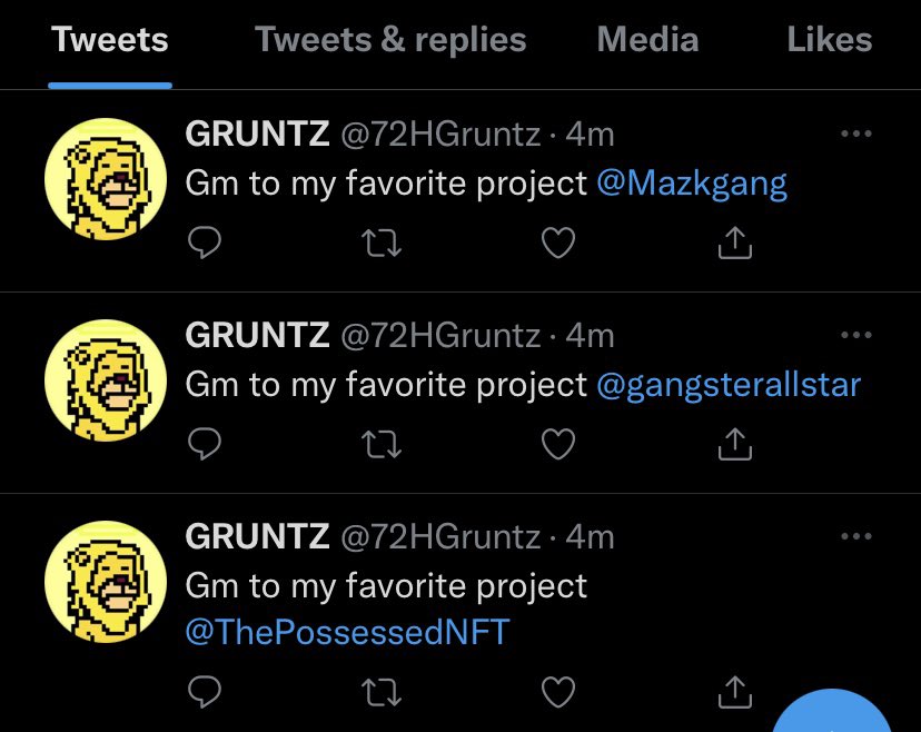 gangsterallstar's tweet photo. @72HGruntz I feel betrayed GRUNTZ 🥲
I though what we had was special… https://t.co/HJWez0Fm9i