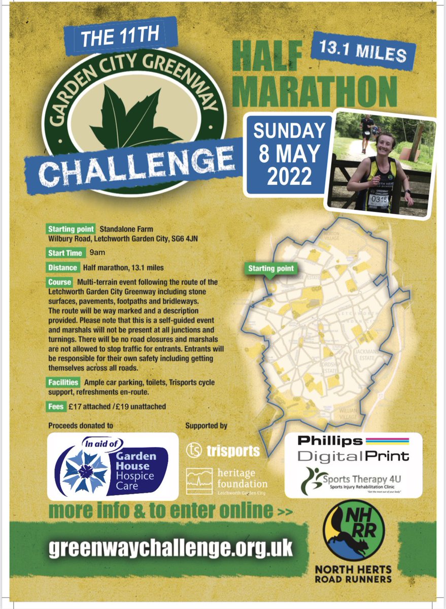 Sign up now for our Greenway Challenge 

#northhertsroadrunners #nhrr #letchworth #runningclub #runninguk #runhappy #runforfitness #runchat#Greenwaychallenge2022 #instarunners #runnersofinstagram #teamnhrr