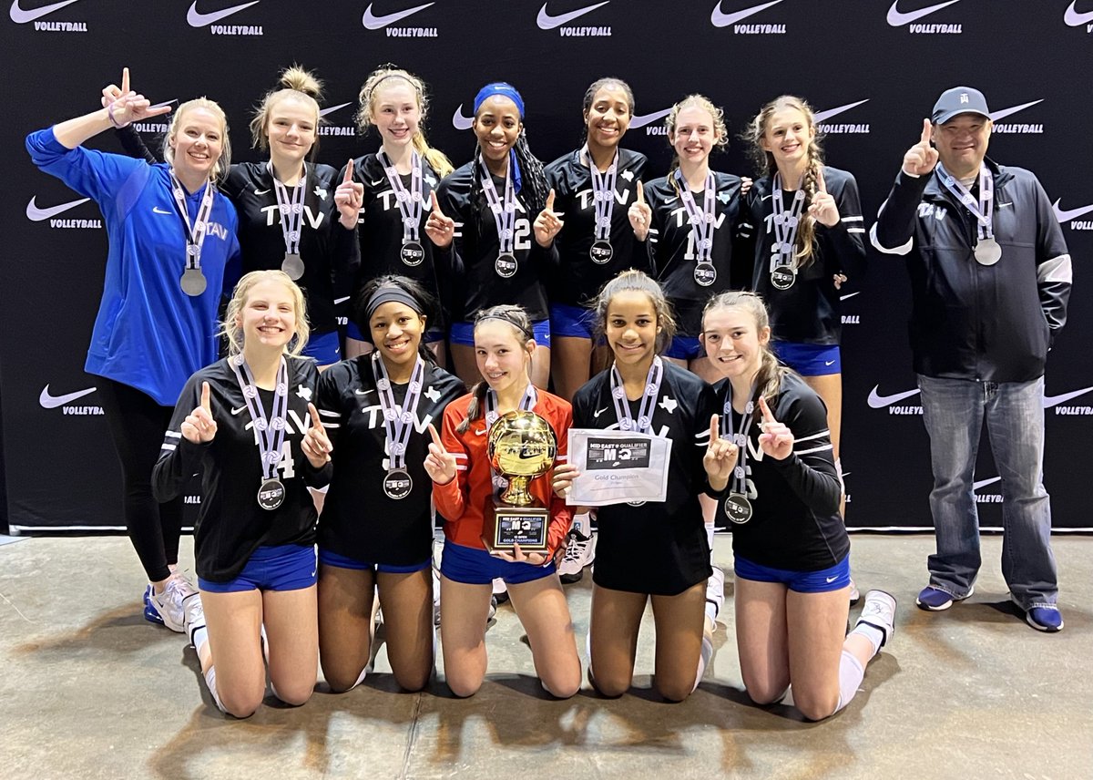 TAVVolleyball's tweet photo. Your 2022 MEQ 13 Open Champions: #TAV13Black 🥇 #GotThatBid #GoTAV https://t.co/OzTYDjH73O