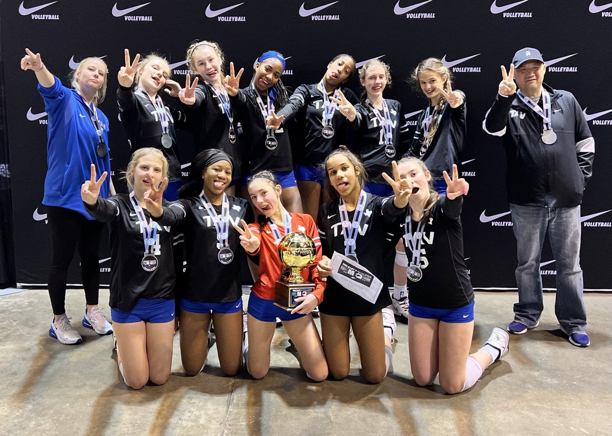 TAVVolleyball's tweet photo. Your 2022 MEQ 13 Open Champions: #TAV13Black 🥇 #GotThatBid #GoTAV https://t.co/OzTYDjH73O