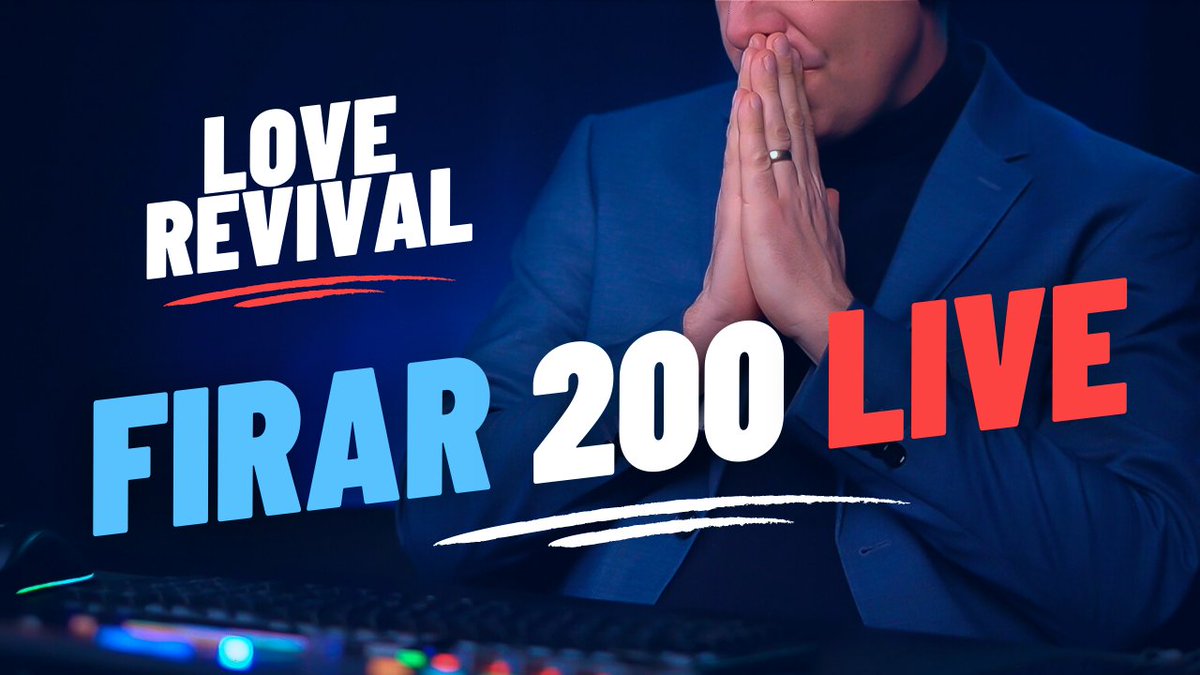 LoveRevival_'s tweet photo. FIRAR 200 LIVE | LOVEREVIVAL LIVE | 21.00 https://t.co/Ky1QmWUrqI https://t.co/2P10zohSBh