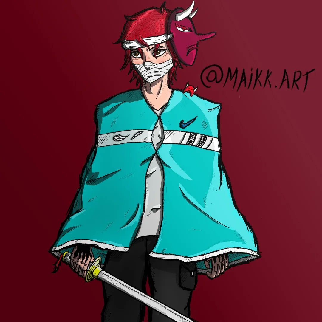 maikk_art's tweet photo. Não, não é o Tanjiro kamado👺

#drawing https://t.co/i7HL8khCtJ