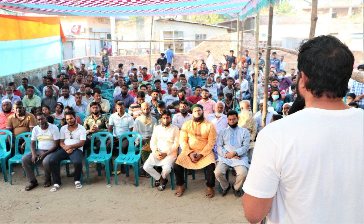 mohamma64508589's tweet photo. Was talking with the riverine community of #Turagh. We have formed a coalition of the Turagh #river #communities that will be led by three UP chairman of these respected areas.
#DhakaRivers #mohammadazaz https://t.co/Nx80Mcq8pX